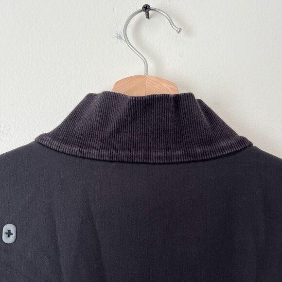 Figs Womens on Shift Fleece Vest Size XL Charcoal Gray - Picture 11 of 11